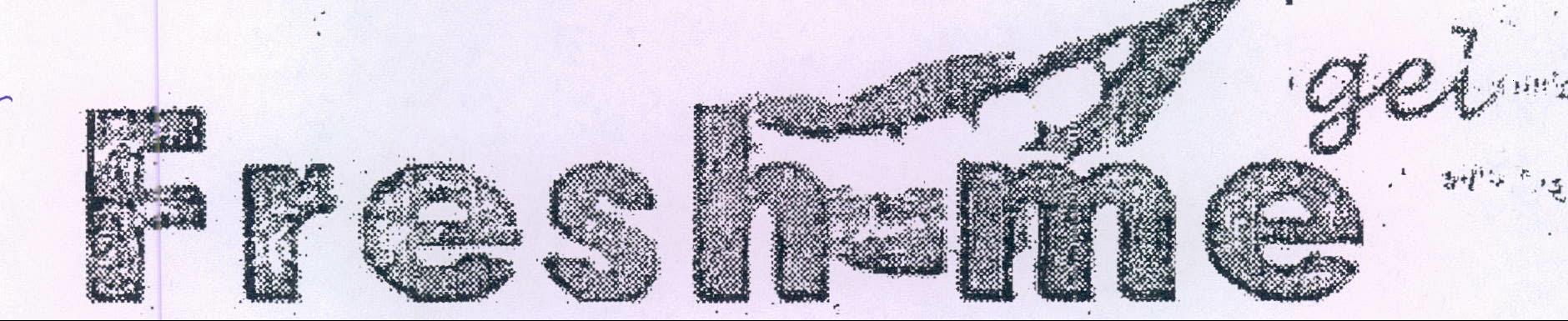 Fresh Me Gel. Device mark 1020186 Trademark