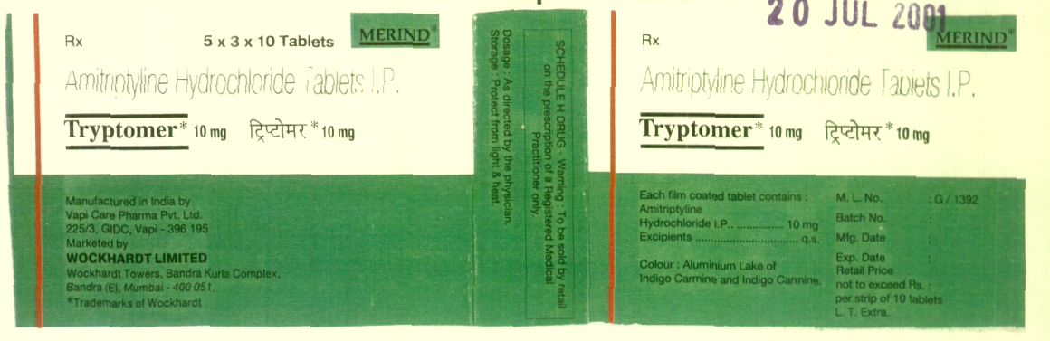 Tryptomer Device mark 1028882 Trademark