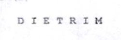 Dietrim Device mark 1050622 Trademark