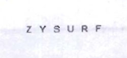 Zysurf Device mark 1079586 Trademark