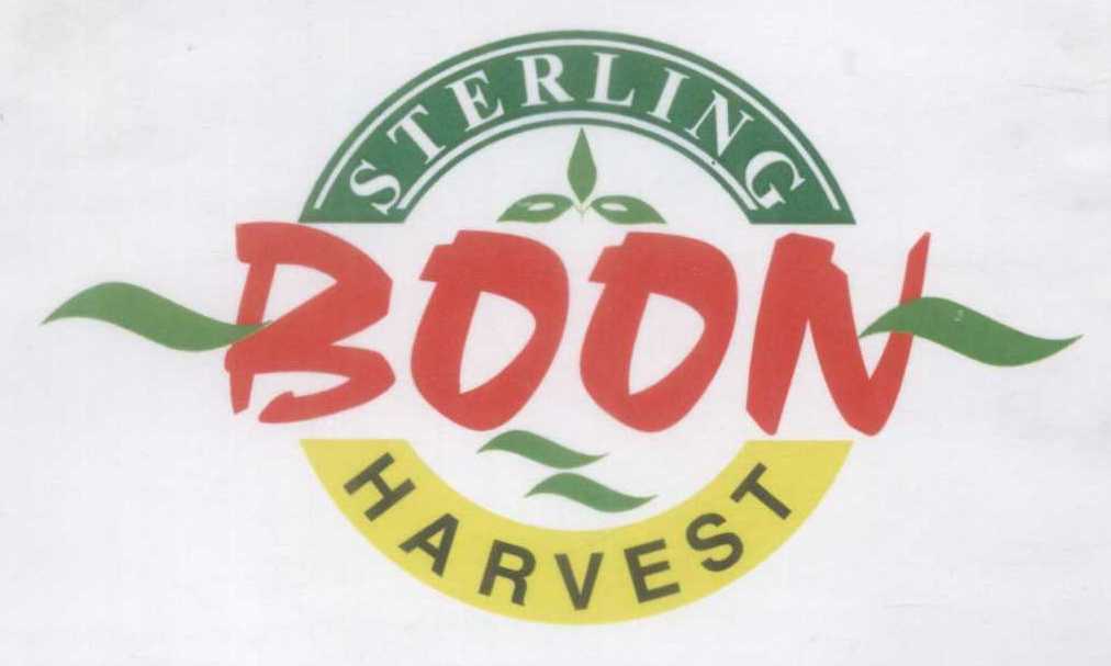 Boon Sterling Harvest (label) Device mark 1212268 Trademark