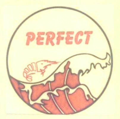 Perfect, Prawn(device). Device mark 1263323 Trademark