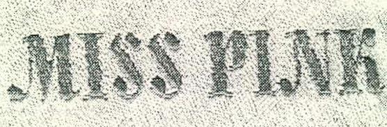 Miss Pink (label) Device mark 1305858 Trademark