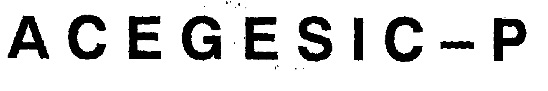 A C E G E S I C -p Device mark 1318608 Trademark