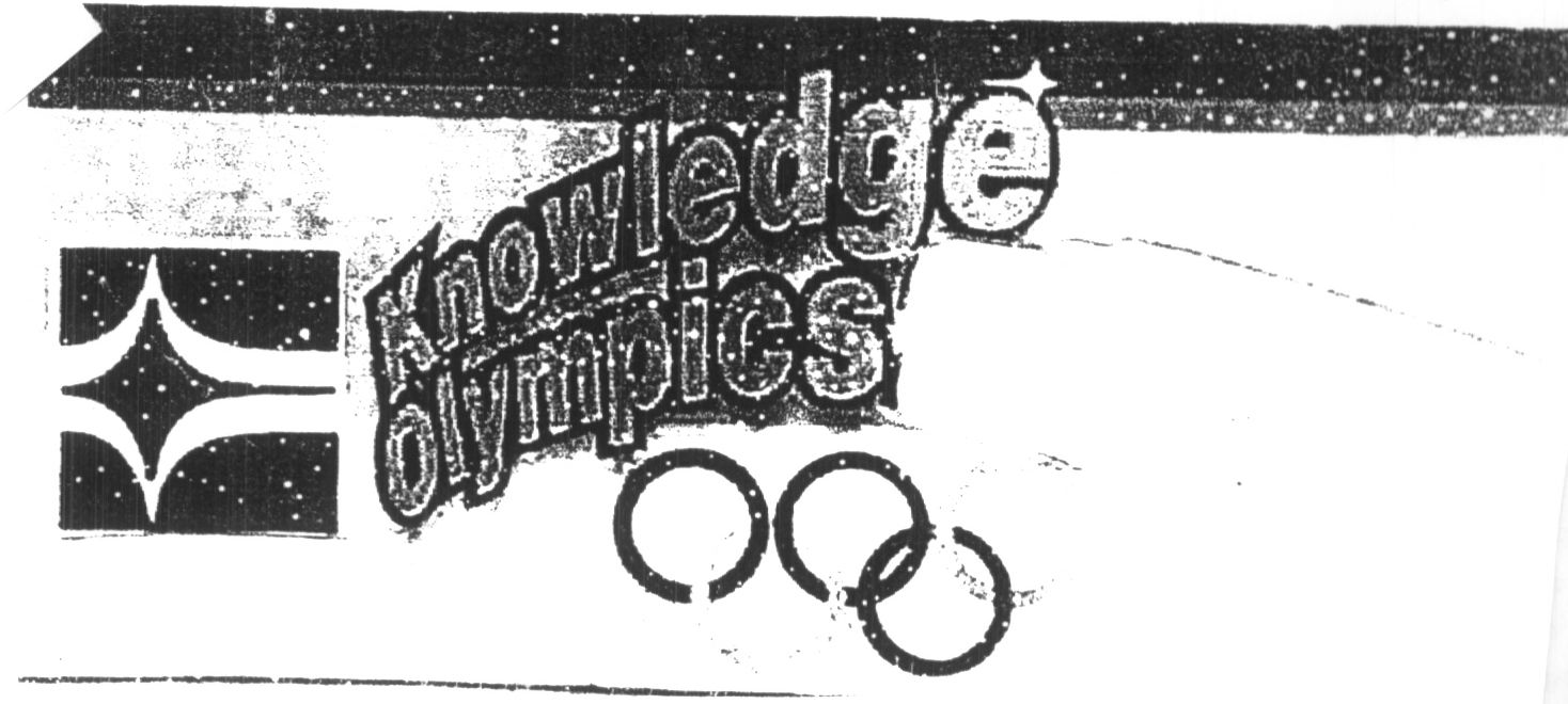 Knowledge Olympics (label) Device mark 1342071 Trademark