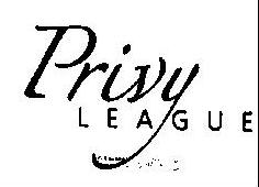 Privy L E A G U E (label) Device mark 1360504 Trademark