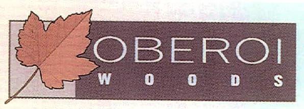 Oberoi Woods (label) Device mark 1382457 Trademark