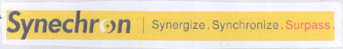 Synechron Synergize. Synchronize Surpass (label) Device mark 1397905 Trademark