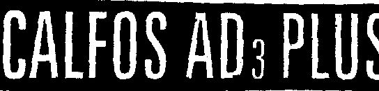 Calfos Ad3 Plus Device mark 1399431 Trademark