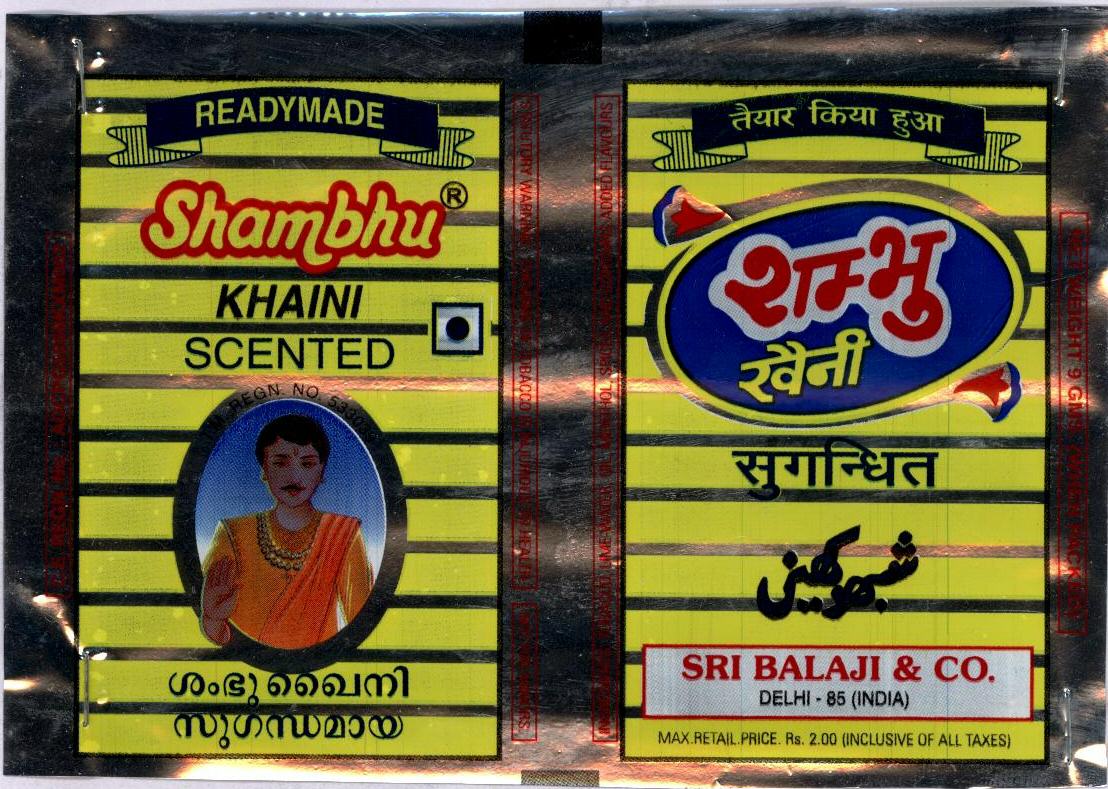 Shambhu With Label Device mark 1413840 Trademark