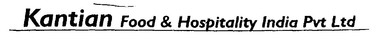 Kantian Food & Hospitality India Pvt Ltd. (label) Device mark 1428490 Trademark