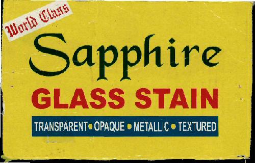 Sapphire Glass Stain With Label Device mark 1450444 Trademark