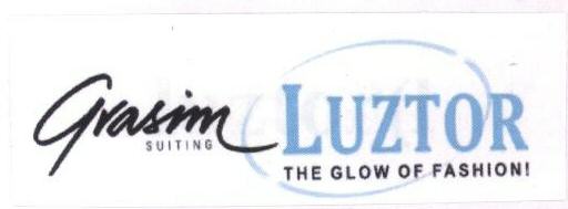 Grasim Suiting Luztor With Label Device mark 1455438 Trademark