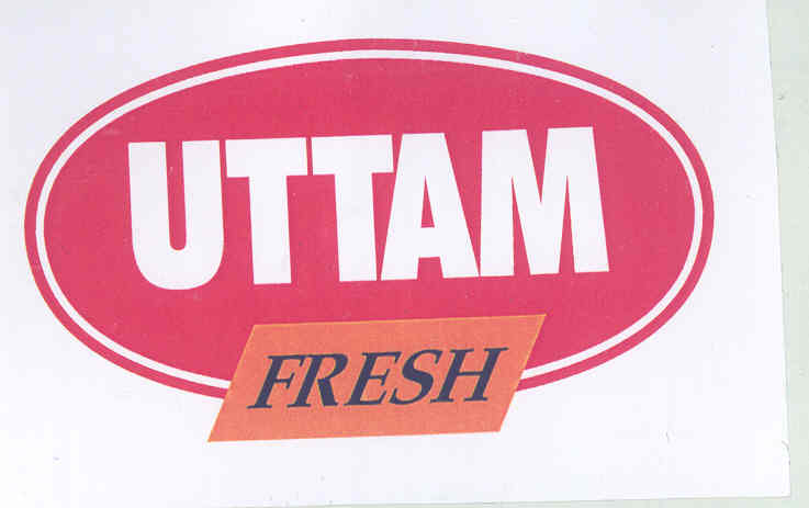 Uttam Fresh (label) Device mark 1566874 Trademark