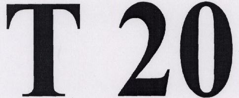 T 20 Device mark 1609958 Trademark