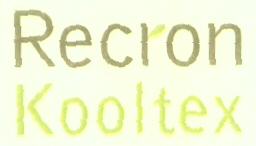 Recron Kooltex (label) Device mark 1621968 Trademark