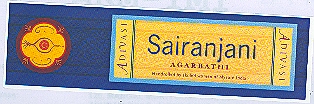 Sairanjani Agarbathi (label) Device mark 1626924 Trademark