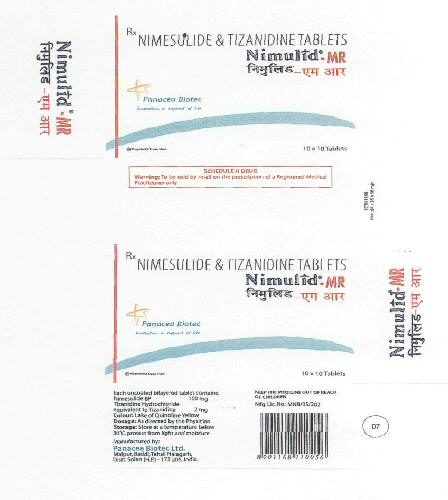 Nimulid Mr Device mark 1725105 Trademark