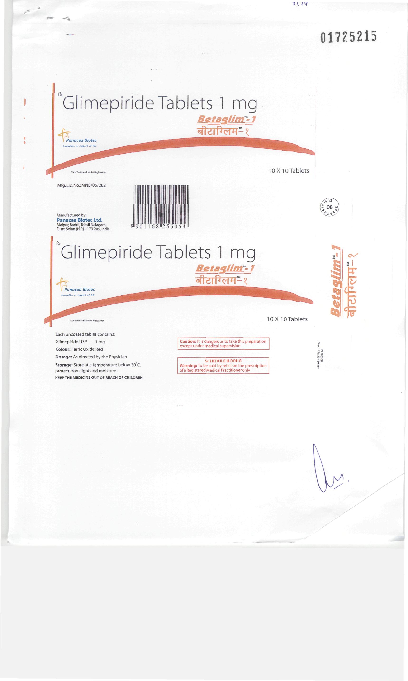 Betaglim Device mark 1725215 Trademark