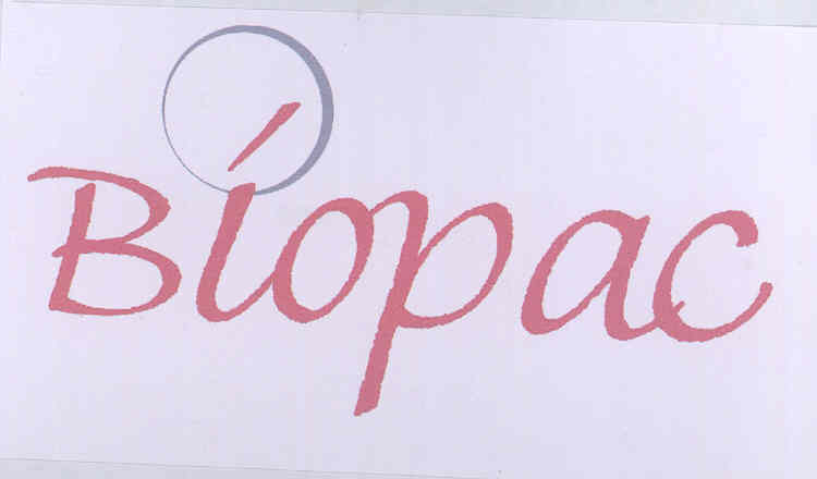 Biopac Device mark 1738467 Trademark