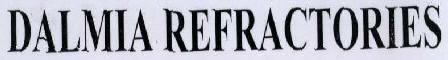 Dalmia Refractories With Lable Device mark 1760765 Trademark