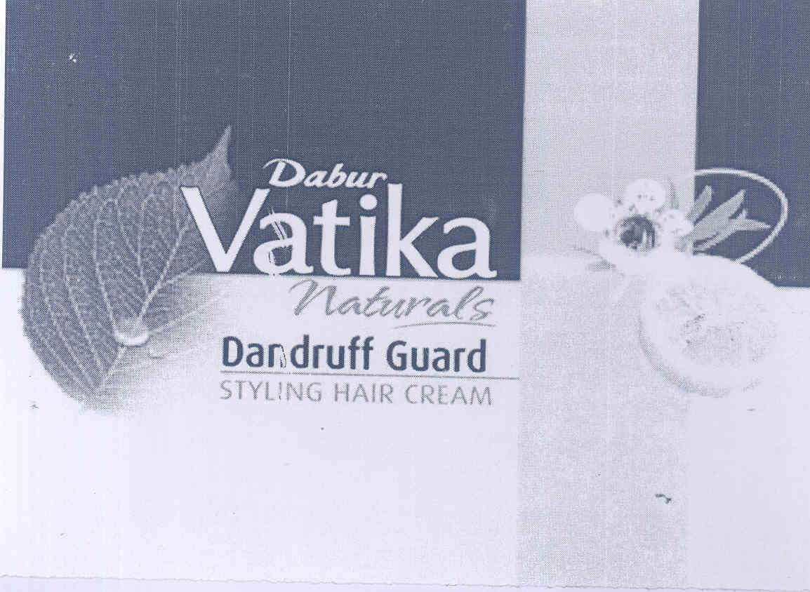 Dabur Vatika Naturals Dandruff Guard - Styling Hair Cream (label) Device mark 1767076 Trademark