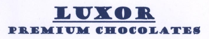 Luxor Premium Chocolates Device mark 1818224 Trademark