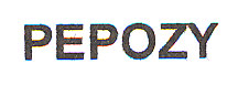 Pepozy Device mark 1825354 Trademark