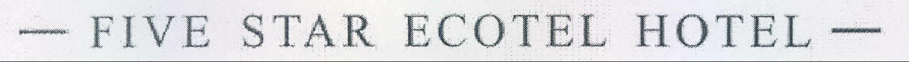 Five Star Ecotel Hotel Device mark 1965564 Trademark