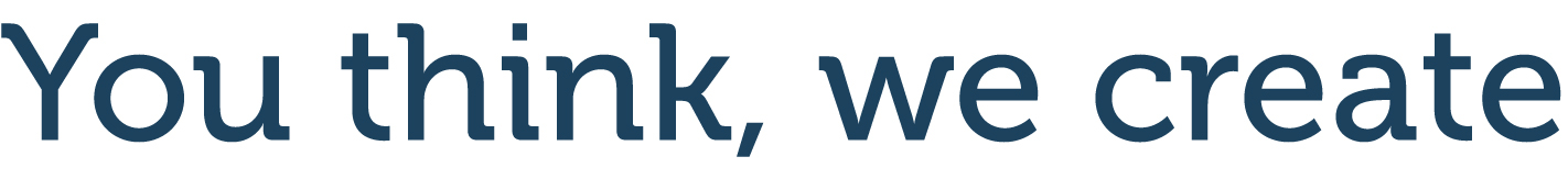 You Think, We Create Device mark 1989809 Trademark
