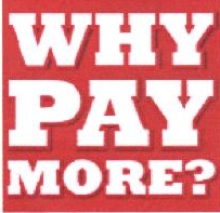 Why Pay More? Device mark 1996086 Trademark