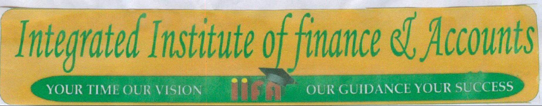 Integrated Institute Of Finance And Accounts Device mark 2034407 Trademark