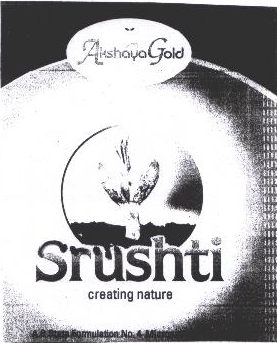 Akshaya Gold, Srushti, Creating Nature Device mark 2054500 Trademark