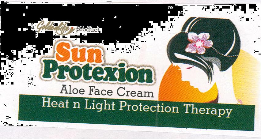 Sun Protexion Aloe Face Cream Device mark 2063887 Trademark