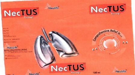 Nectus Syrup With Label Device mark 2064409 Trademark