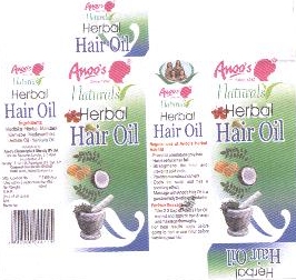 Anoo's Since 1982 Naturals Herbal Hair Oil Device mark 2065848 Trademark