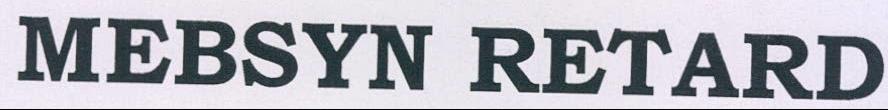 Mebsyn Retard Device mark 2150389 Trademark