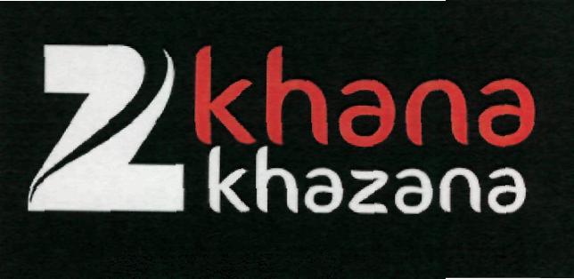 Z Khana Khazana (label) Device mark 2167132 Trademark