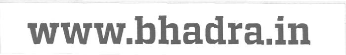 Www.bhadra.in (label) Device mark 2220778 Trademark