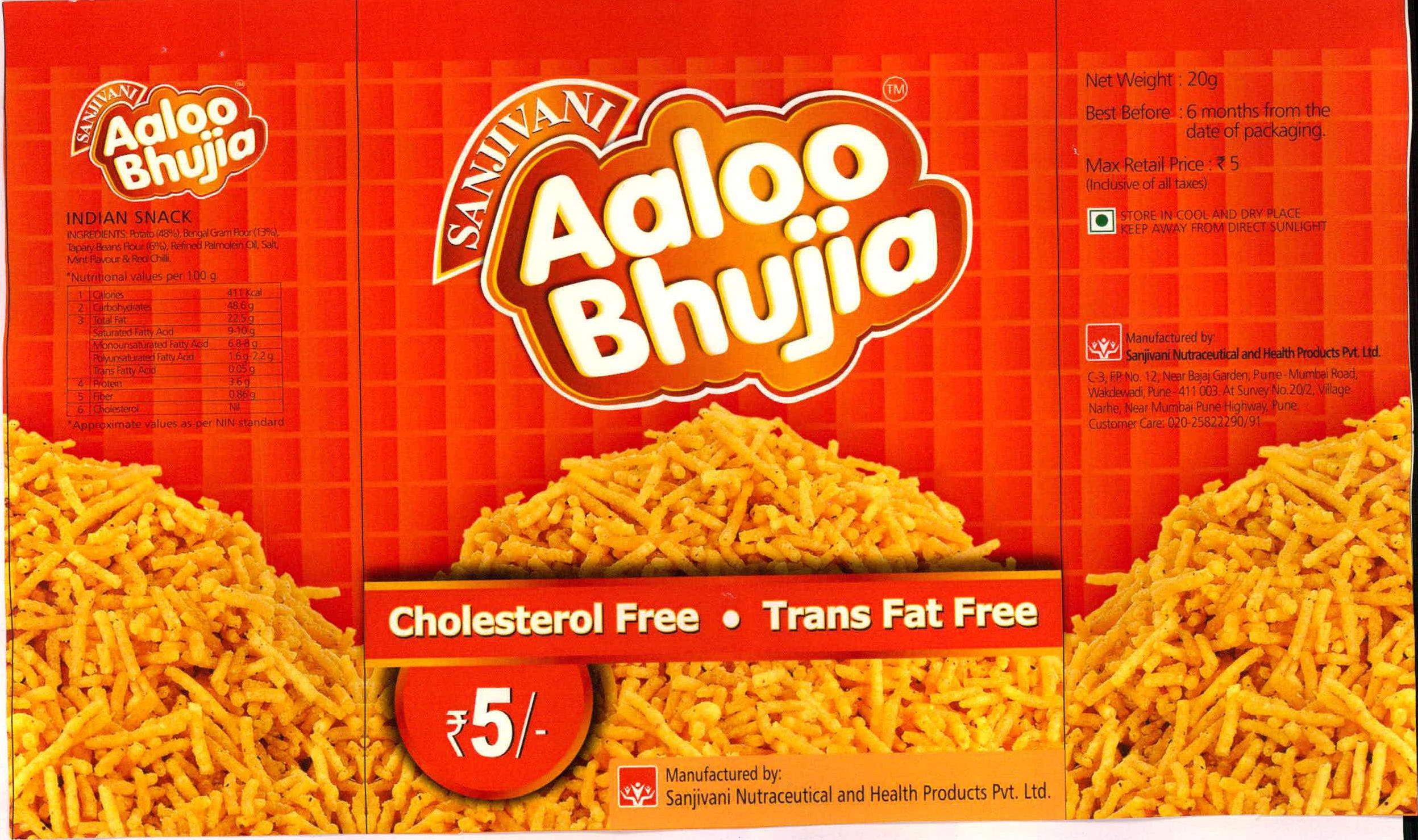 Sanjivani Aaloo Bhujia Device mark 2221901 Trademark