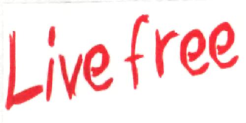 Live Free (device) Device mark 2228075 Trademark