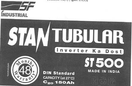 Stantubular St 500 Device mark 2236987 Trademark
