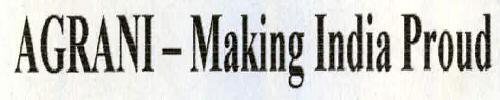 Agrani-making India Proud Device mark 2264061 Trademark