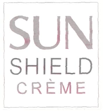 Sun Shield Creme (label) Device mark 2273899 Trademark
