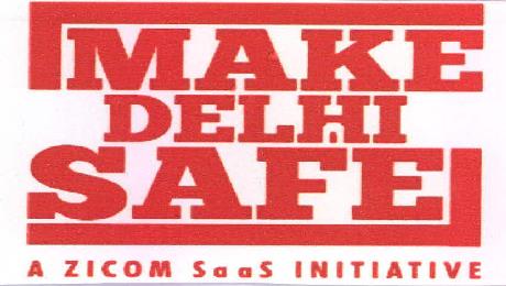 Make Delhi Safe A Zicom Saas Initiative Device mark 2284903 Trademark
