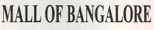 Mall Of Bangalore Device mark 2323098 Trademark