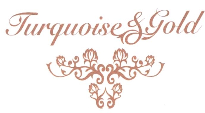Turquoise & Glod Device mark 2330397 Trademark