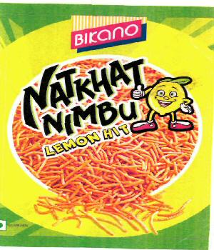 Natkhat Nimbu (label) Device mark 2346809 Trademark