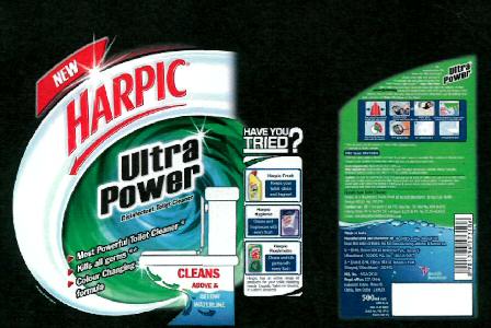 Harpic Ultra Powder (label) Device mark 2347662 Trademark