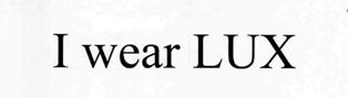 I Wear Lux Device mark 2365801 Trademark